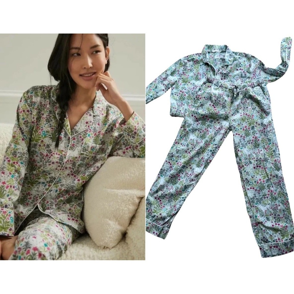 Print Fresh Unicorn Print Pajama Set Women's Medium 100% Cotton Sleepwear Rare